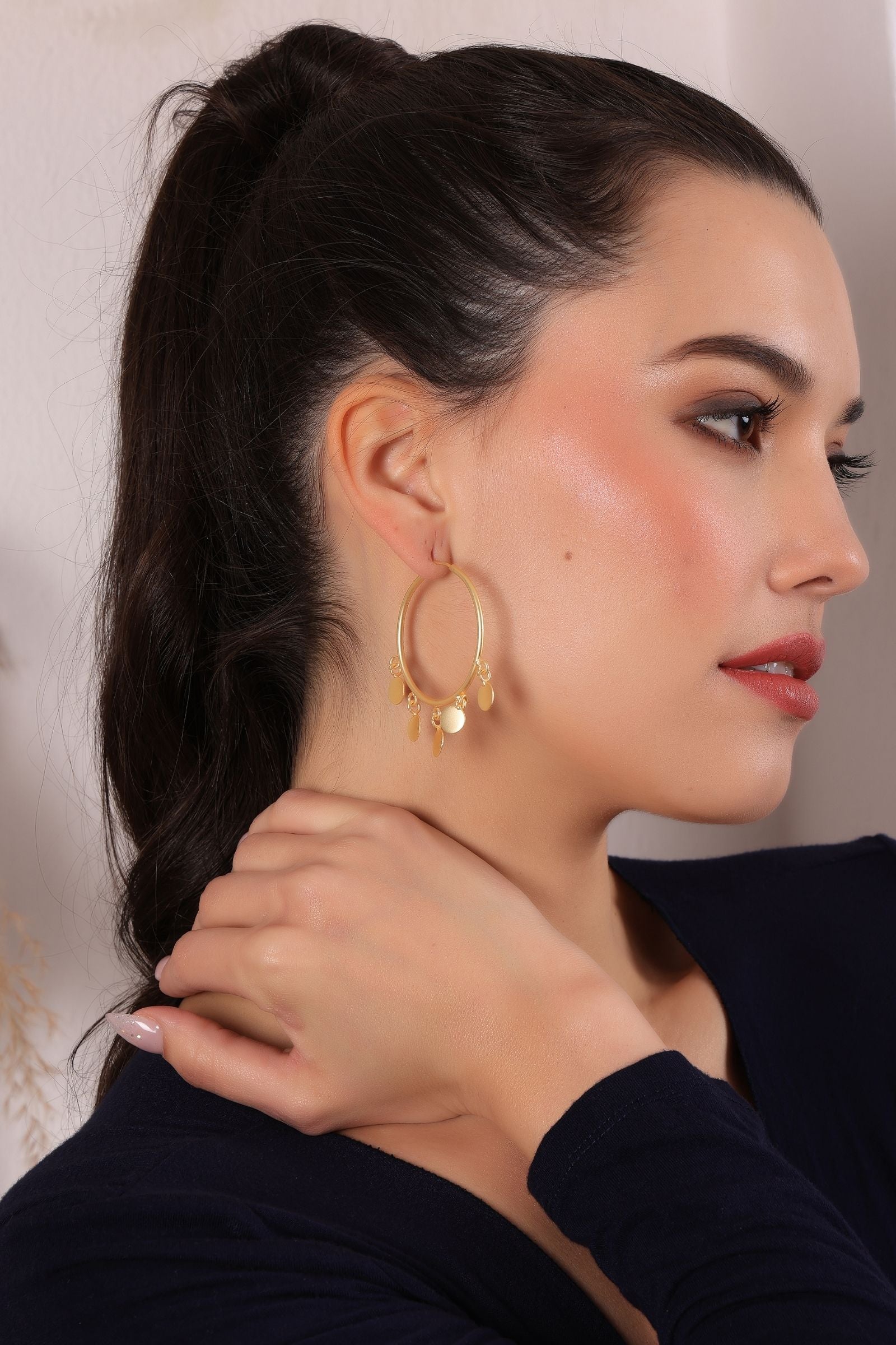 Gold Hoops with Small Hoops