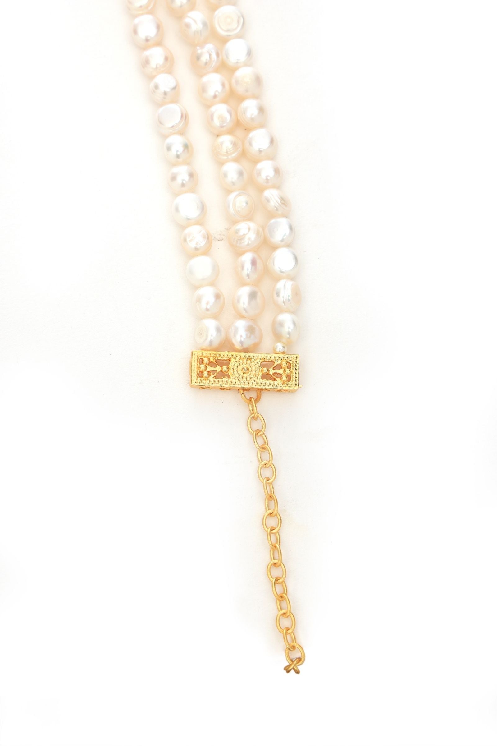 Natural White Classic Pearl Choker