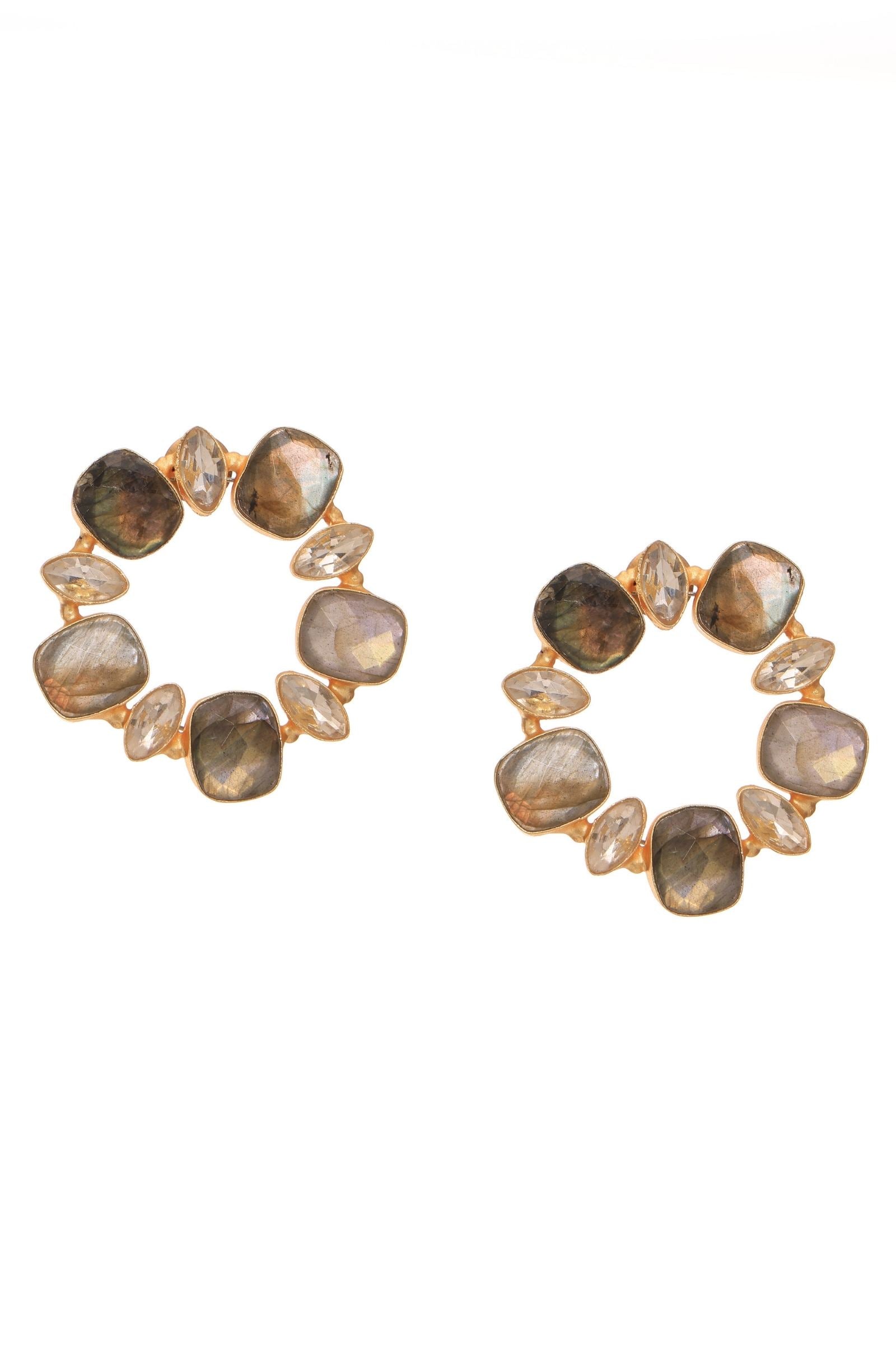 Labodarite Statement Hoops