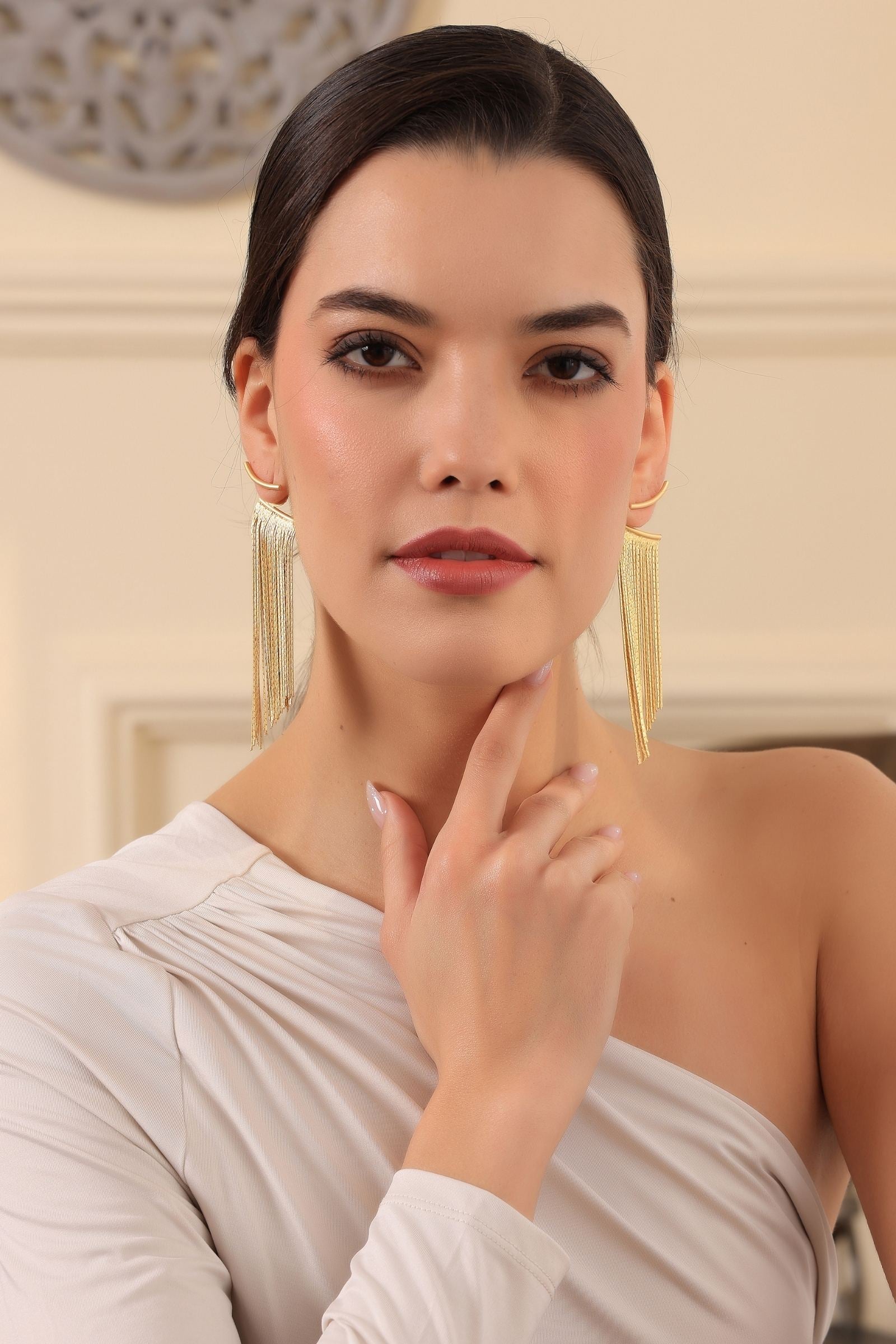 Tassle Massle Statement Earring