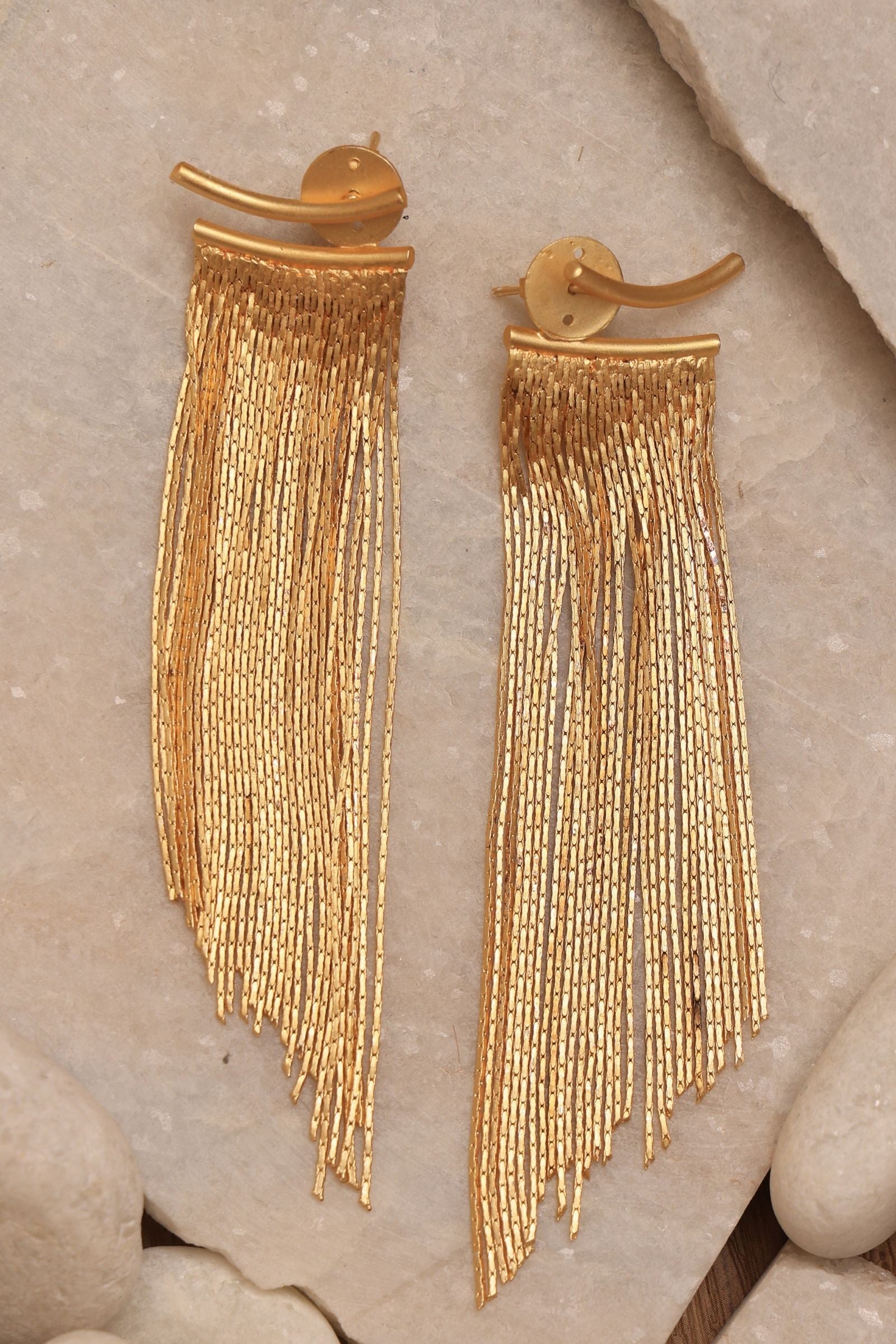 Tassle Massle Statement Earring