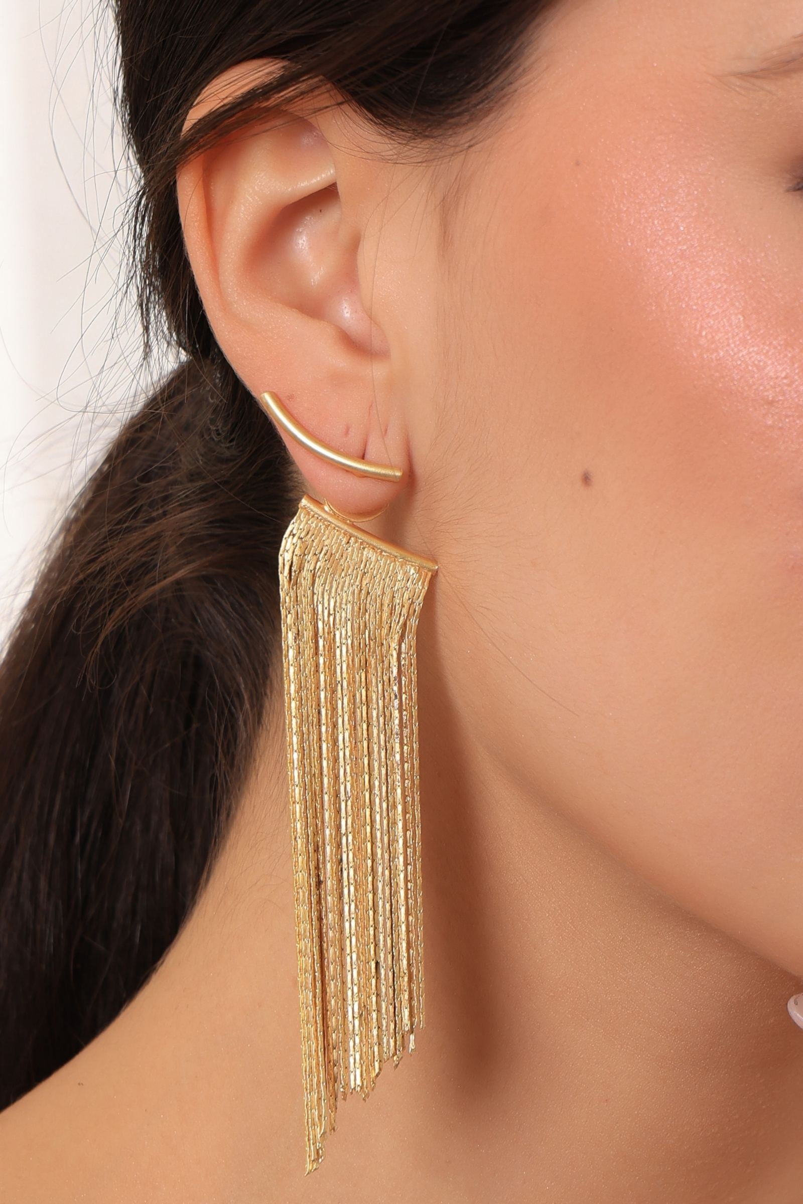 Tassle Massle Statement Earring