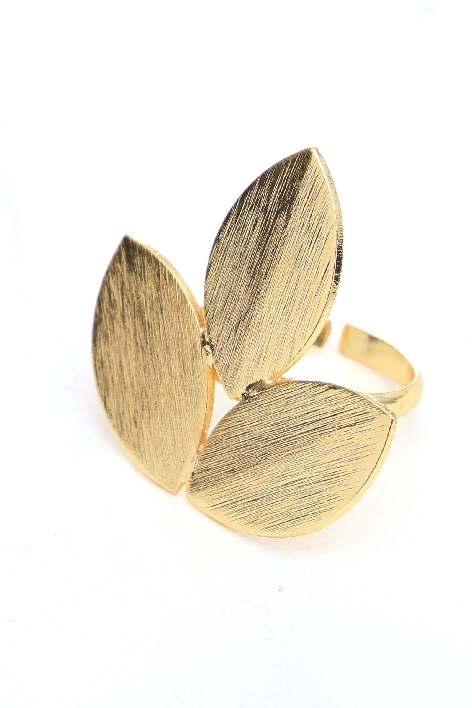 Gold Leaf Statement Ring