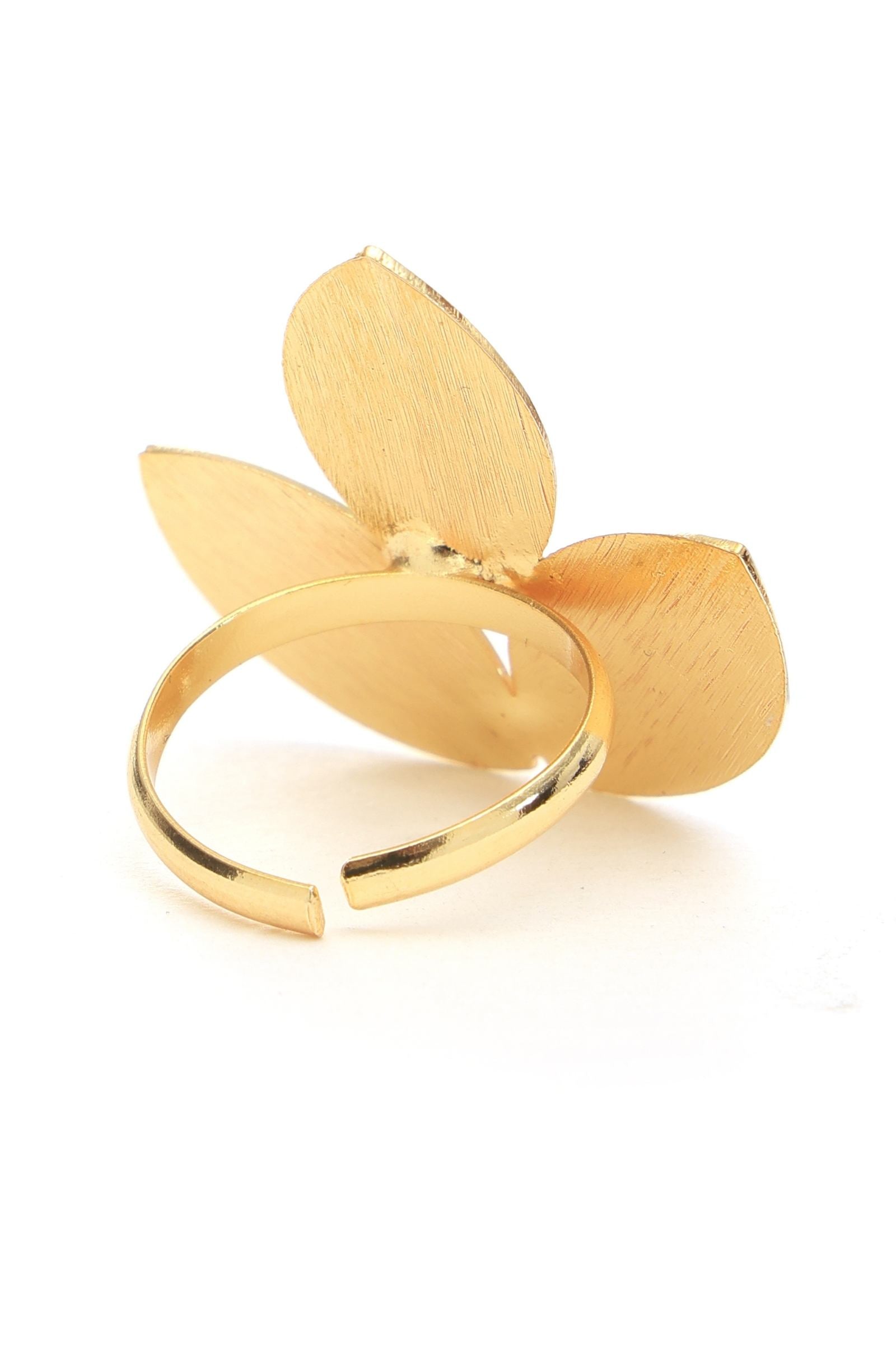 Gold Leaf Statement Ring